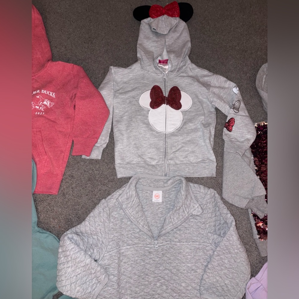 Girls Sweatshirt & Sweater Lot – Size 4T (8 Pieces) 🌟 - Picture 6 of 6